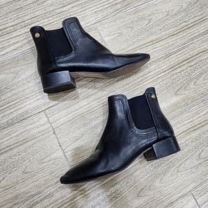 Louise Et Cie black leather Chelsea ankle boots
